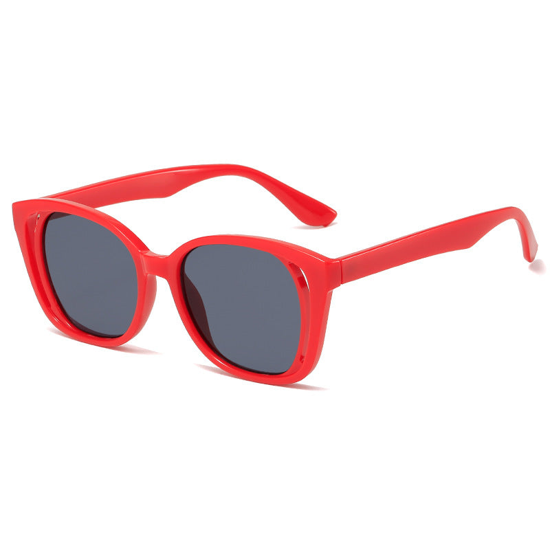 Dame stilige Cat-Eye solbriller med robust ramme Skanto