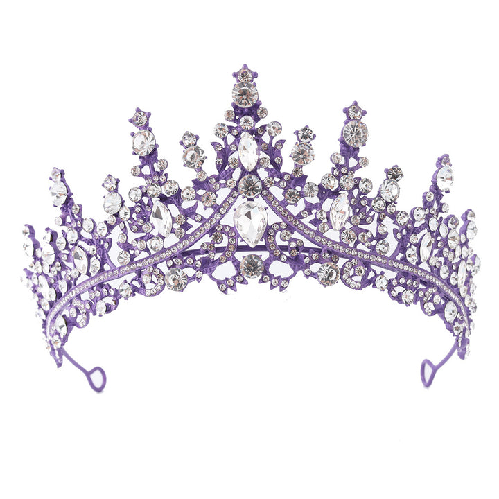 Dame Strass Tiara med glitrende edelstener Skanto