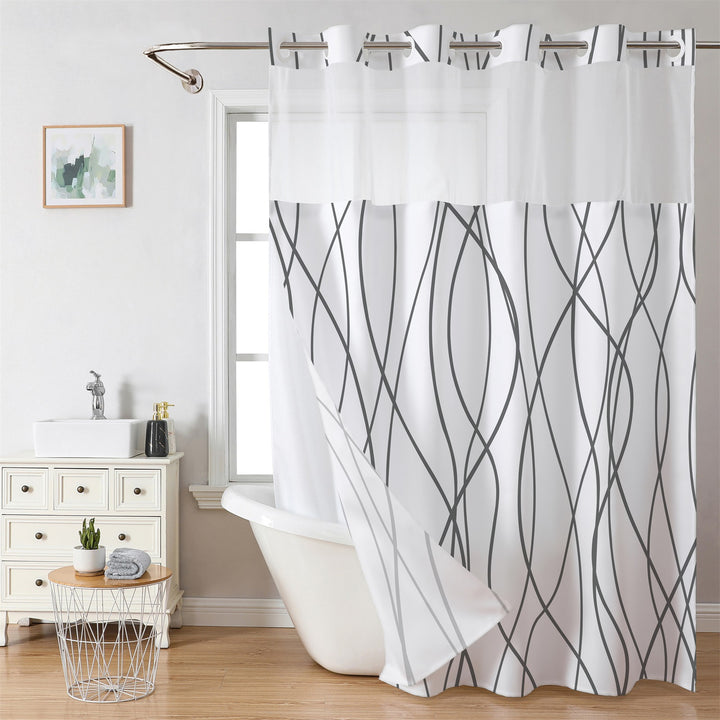 Marmordesign Duschgardin Skanto