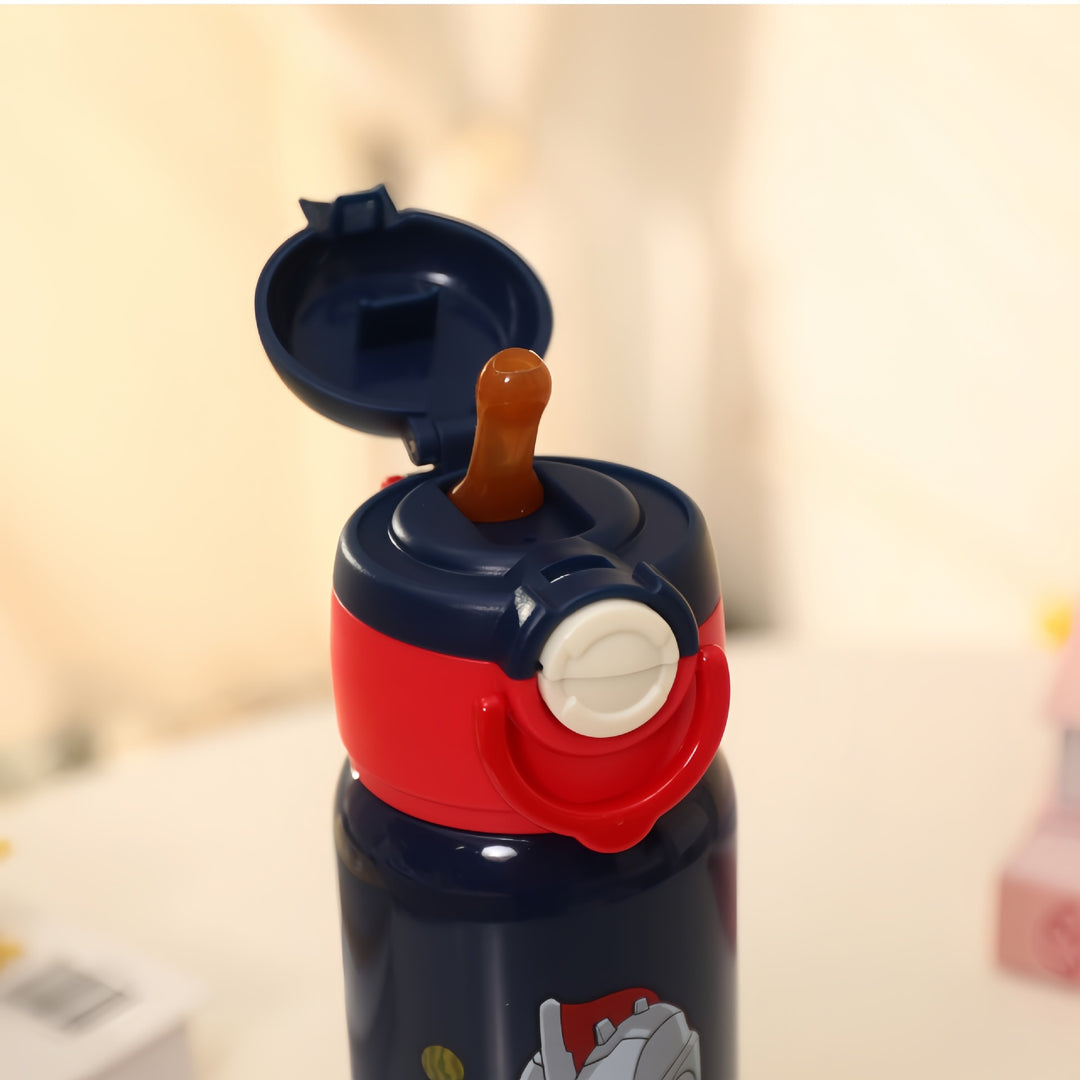 Isolert drikkeflaske med glade dinosaurmotiv Skanto