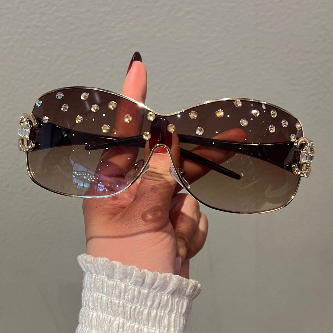 Dame moteriktig solbrille Skanto