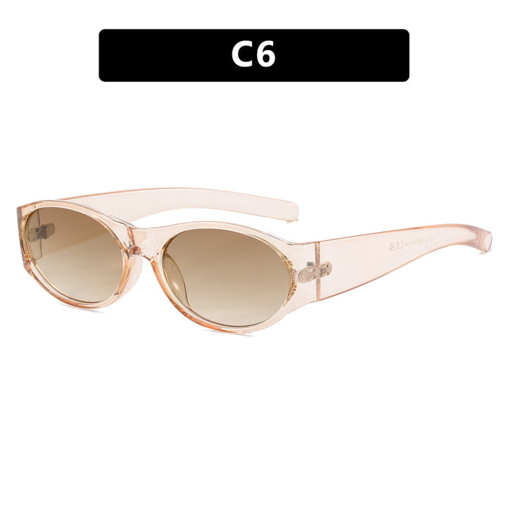 Dame motesolbrille med elegant, oval design og UV-beskyttelse Skanto