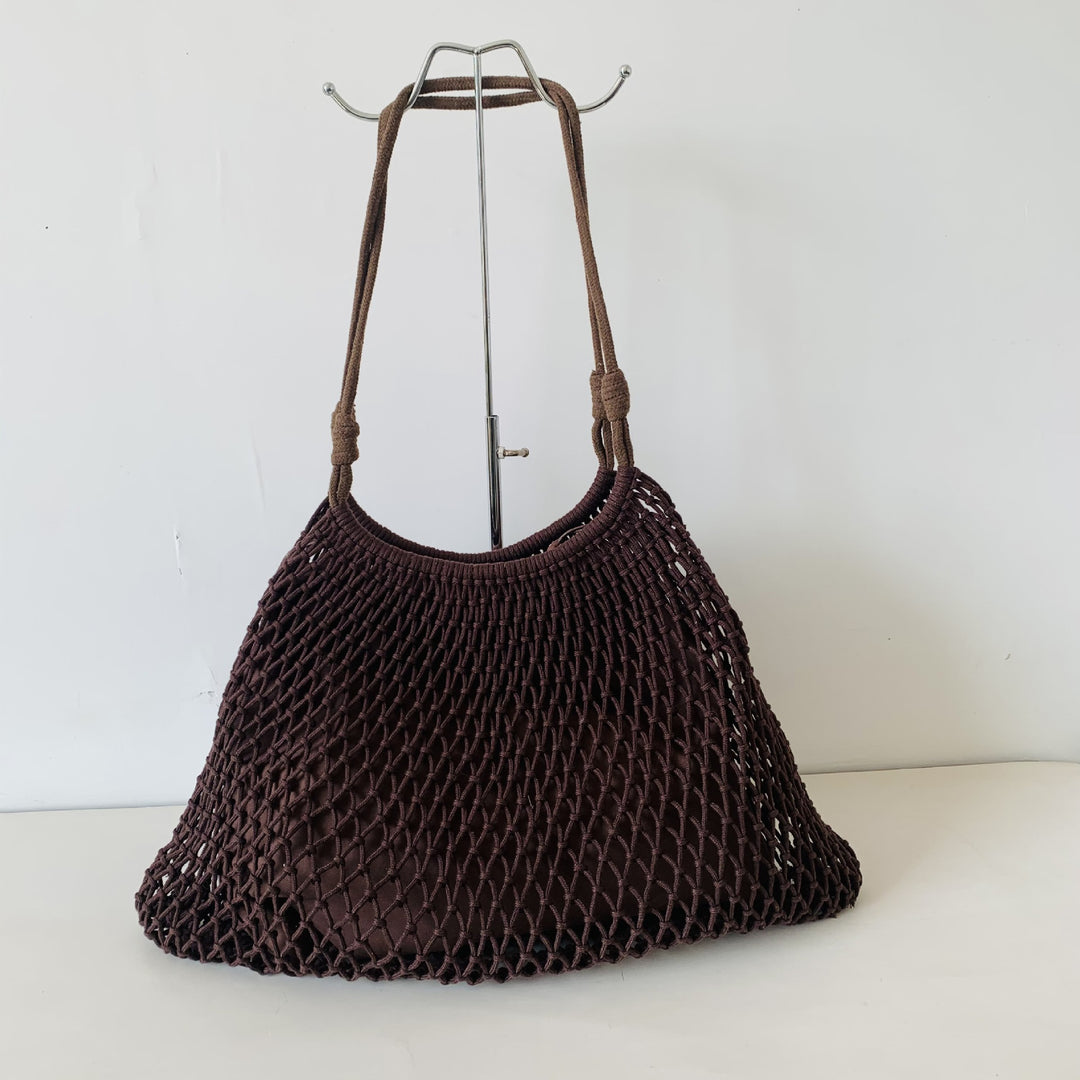 Netz-strandbag med justerbar snor Skanto