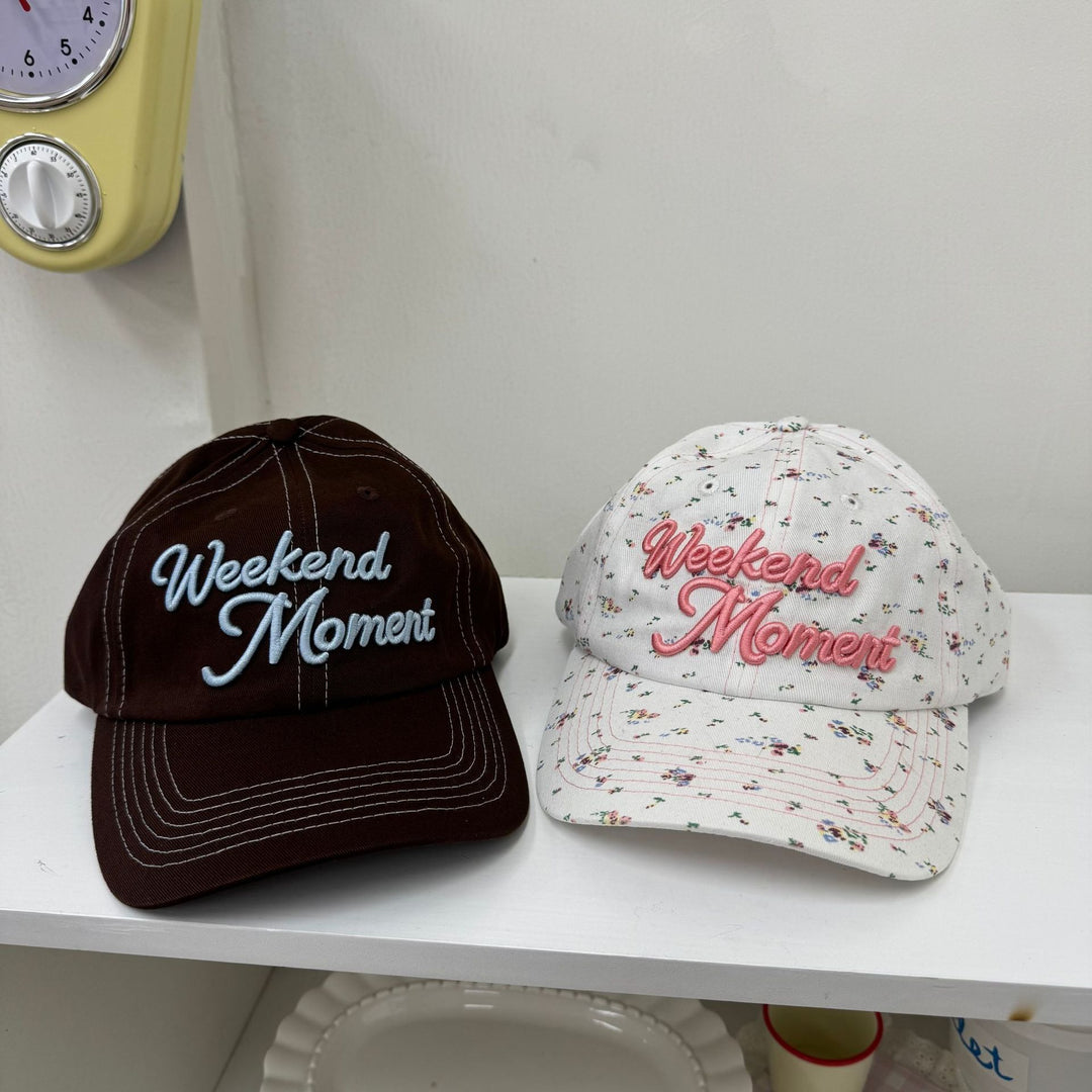 Dame Hjemmekoselig Bomull Baseball Caps med Brodert Frase Skanto
