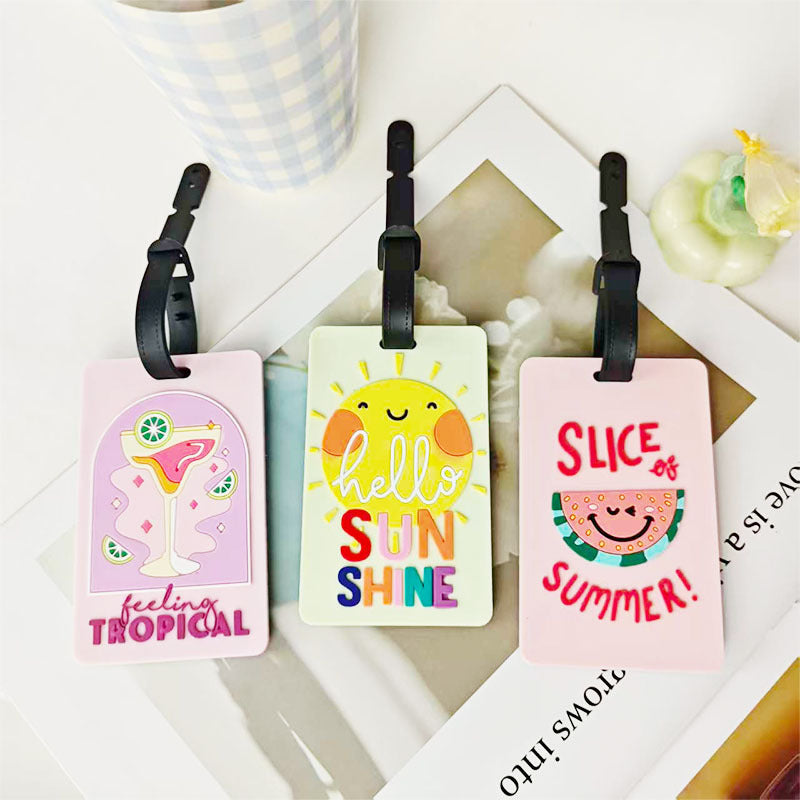 Unisex Tropical Theme Luggage Tag Skanto