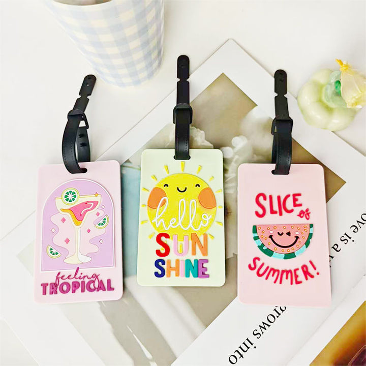 Unisex Tropical Theme Luggage Tag Skanto