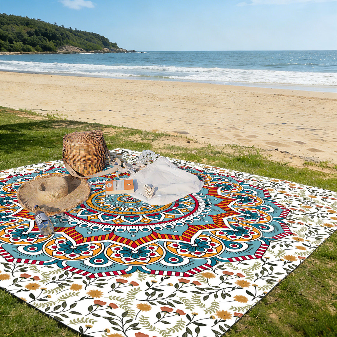 Mandala Design Strandmat Skanto