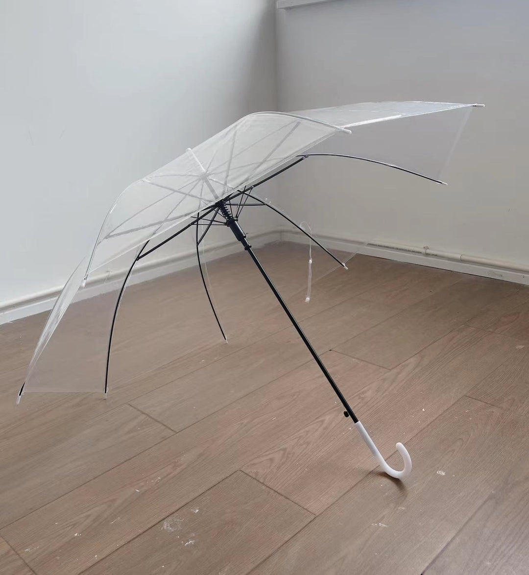 Unisex Automatisk Gjennomsiktig Paraply Skanto