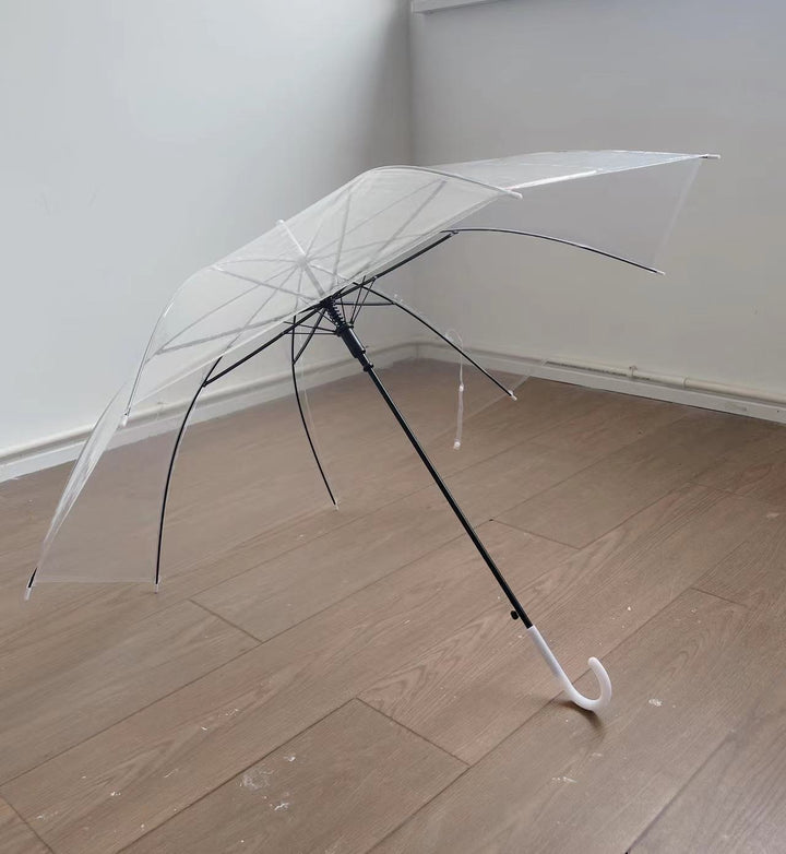 Unisex Automatisk Gjennomsiktig Paraply Skanto