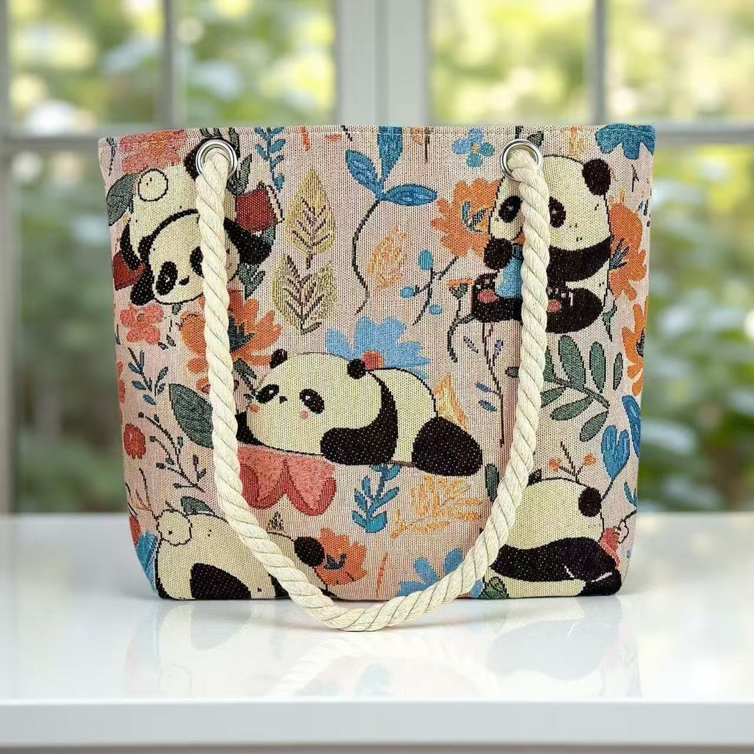 Trendete Kunstnerisk Bomullsbag Skanto