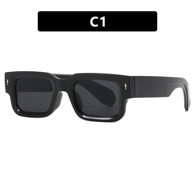 Dame kvadratisk solbrille med elegant design og UV-beskyttelse Skanto