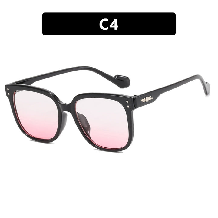 Dame firkantet solbrille med myk gradient og beskyttende UV-filter Skanto