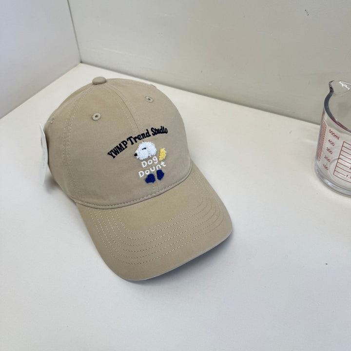 Unisex Brodert Hundetema Baseball Caps Skanto