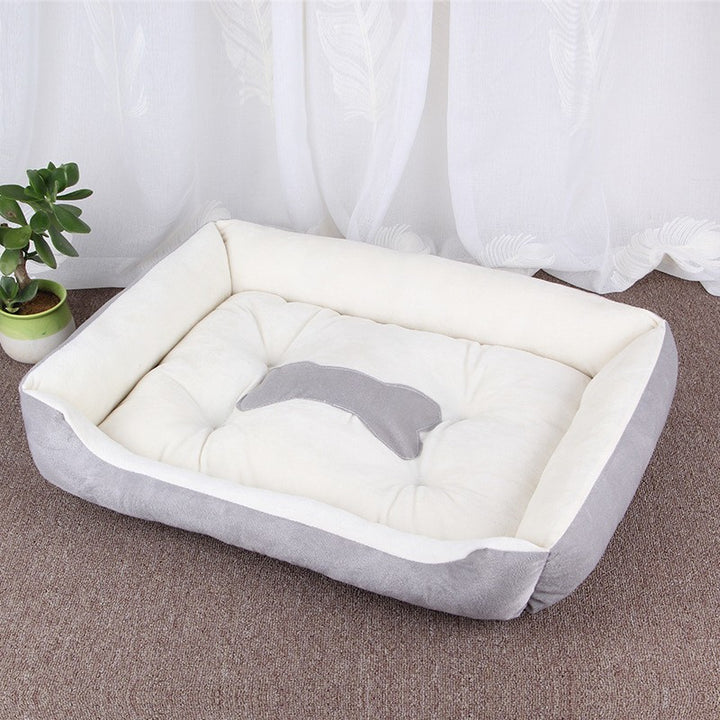 Plush ortopedisk hundeseng