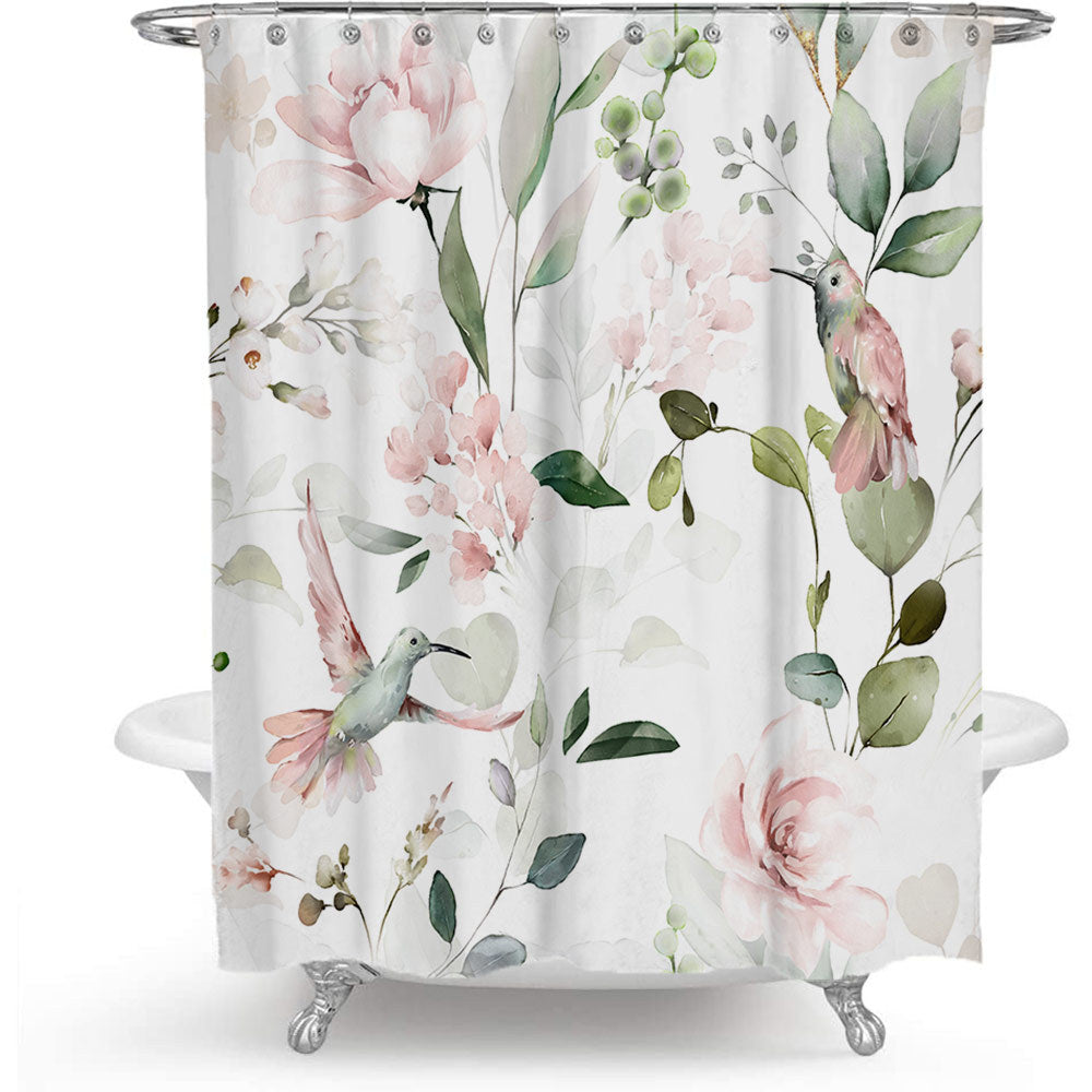 Blomsterprydet Dusjforheng Skanto