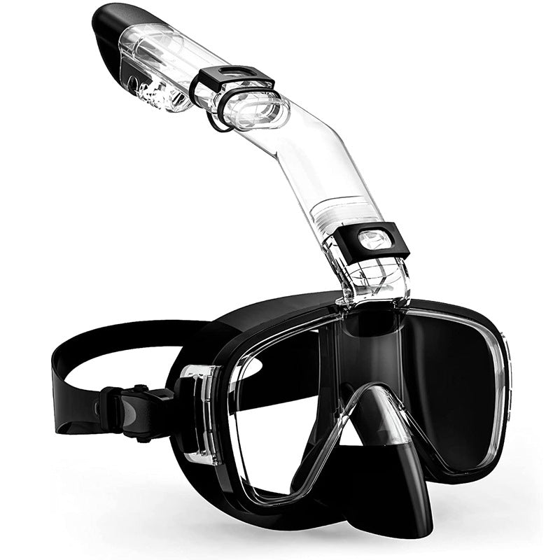 Tauchmaske med synsbeskyttelse og fleksibel snorkel Skanto