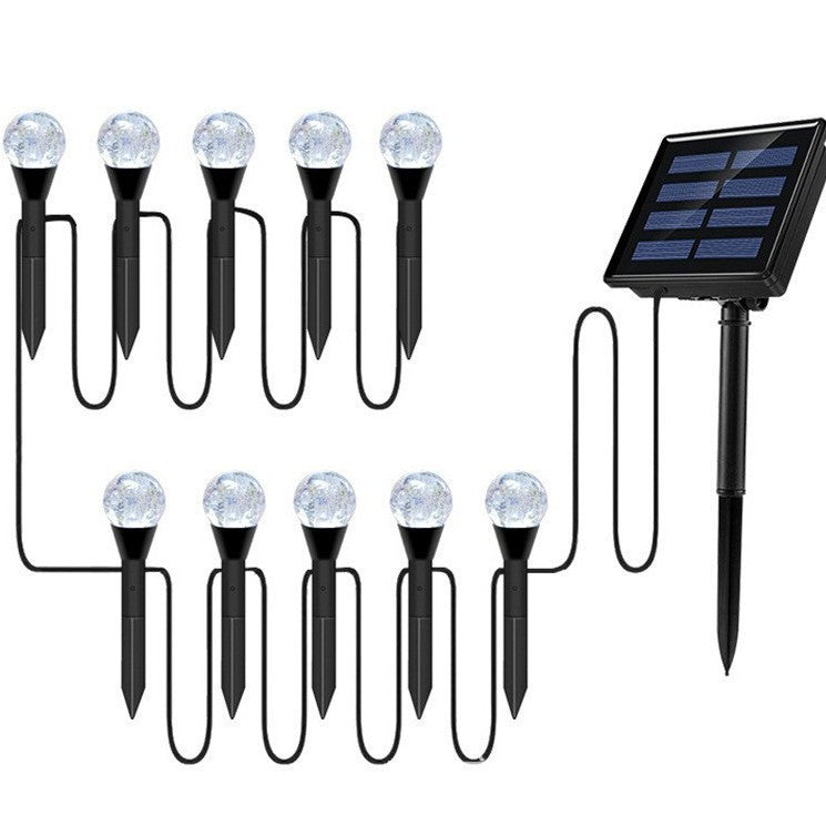 Crescent Moon Solar Garden Stake Lights Skanto