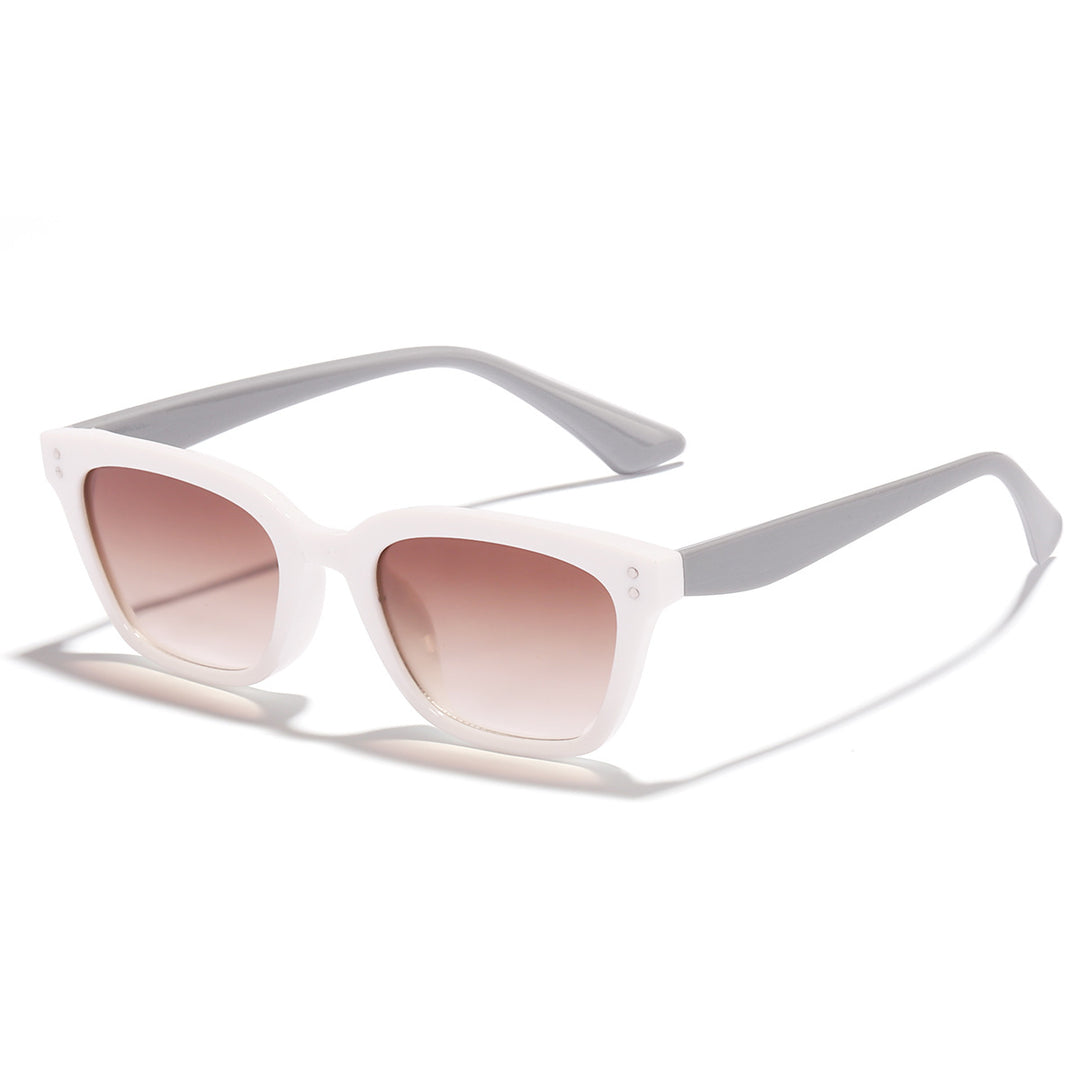 Damer oversized solbriller med moderne, myk fargegradient Skanto