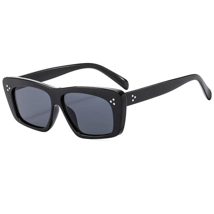 Dame kvadratisk solbrille med moderne design og polariserende linser Skanto