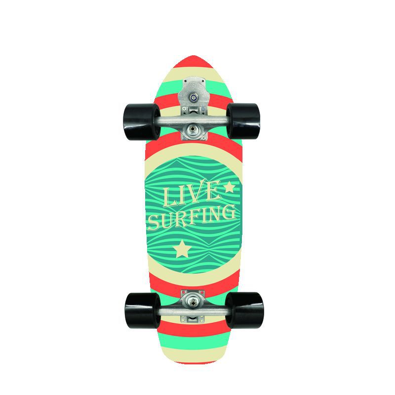 Retro-inspirert mini cruiser skateboard Skanto