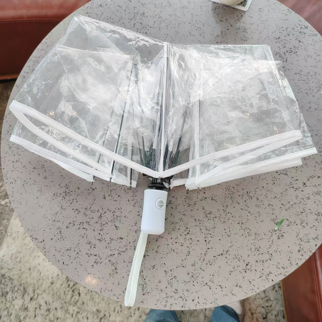 Dame Gjennomsiktig Regnparaply Skanto