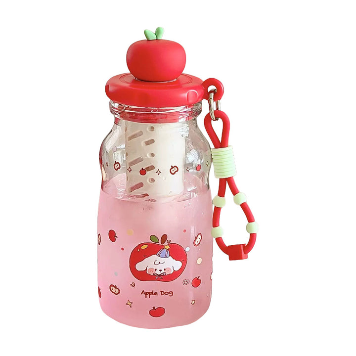 Dame Trendy og praktisk vannflaske med fruktlokk Skanto
