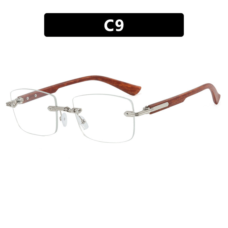 Dame kvadratisk solbrille med trefram og gradientlinser Skanto