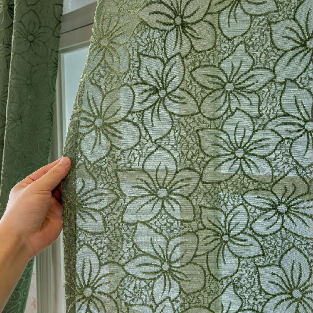 WoFloral Lace Curtain Skanto