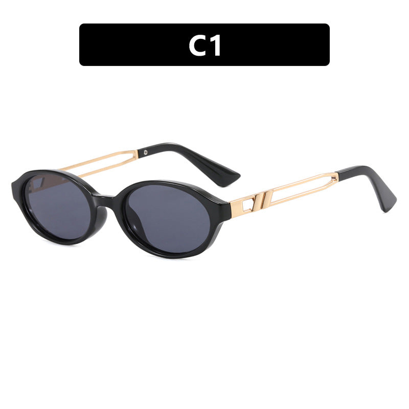 Dame moteriktig solbrille i elegant skilpadde mønster Skanto