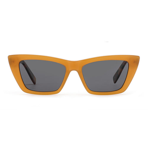 Dame solbrille i trendy, geometrisk design med høyverdig plastramme Skanto