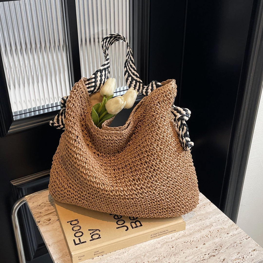 Stor håndvevd kurv shopper Skanto