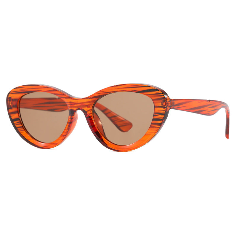 Dame Cat-Eye solbriller i unikt design Skanto