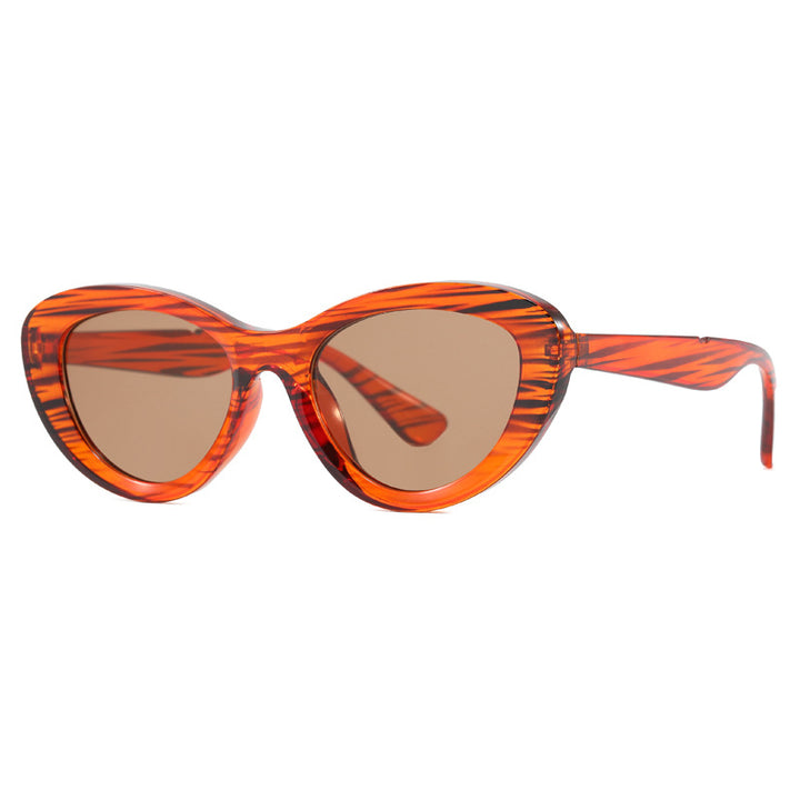 Dame Cat-Eye solbriller i unikt design Skanto