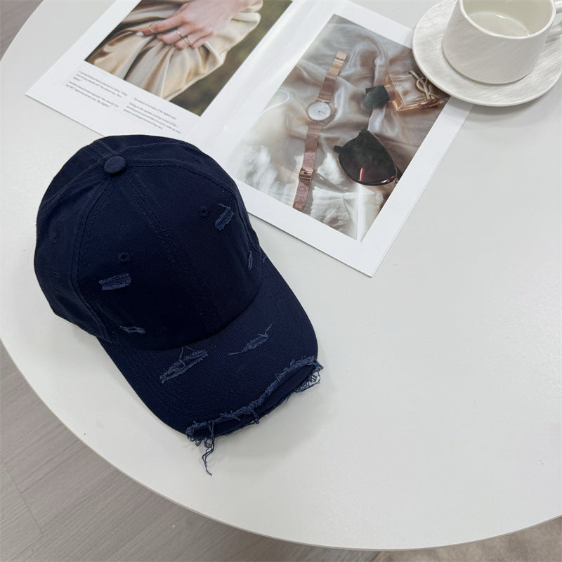 Herre Slitt Vintage-Stil Baseball Caps Skanto