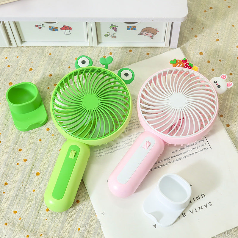 Dame Bærbar Håndvifte med lekent Dyredesign Skanto