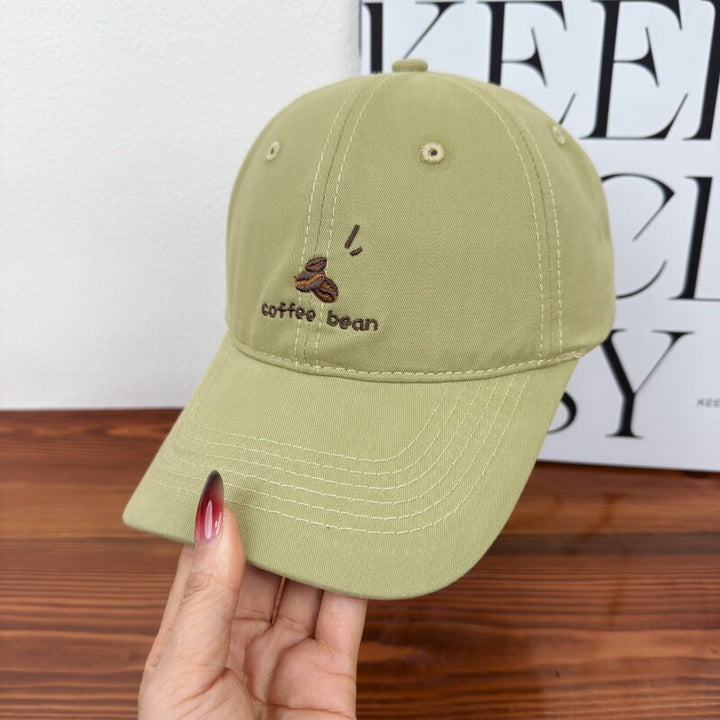 Kvinne Brodert Kaffe Bønne Baseball Cap Skanto