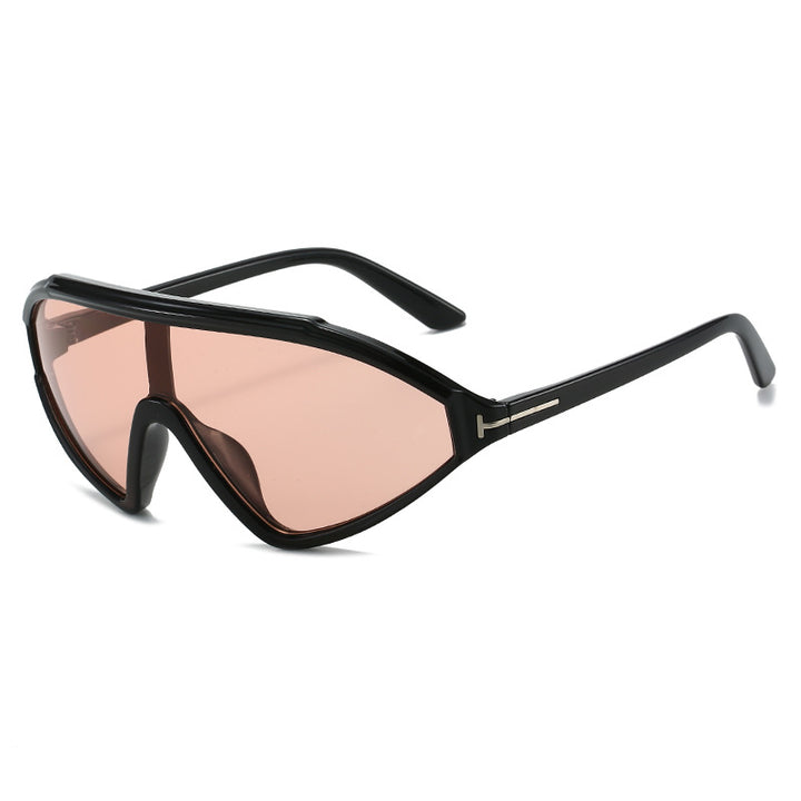 Dame sporty solbriller med ergonomisk full rammedesign Skanto