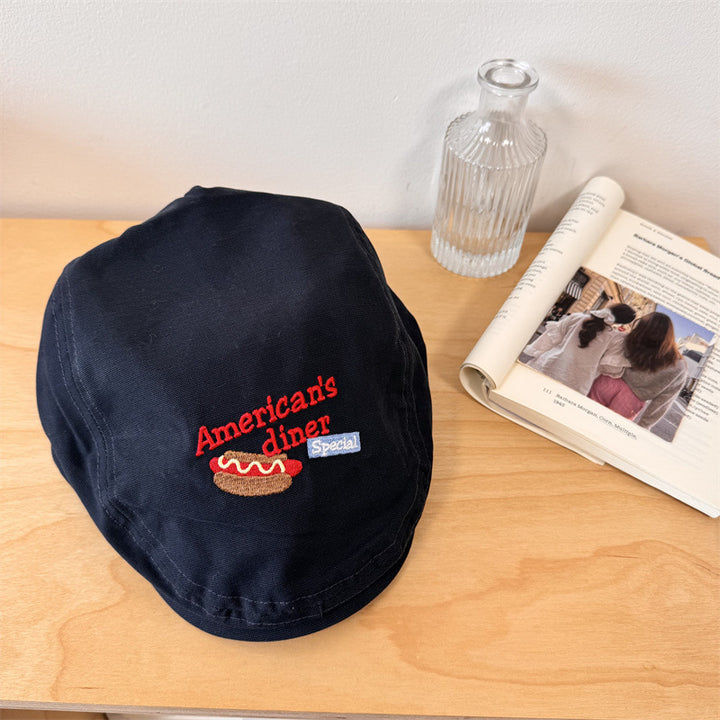 Herrebrodert uformell newsboy cap Skanto