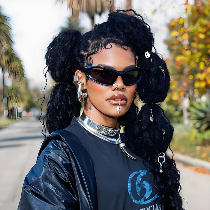 Damer Sports solbriller med ergonomisk design og beskyttende linser Skanto