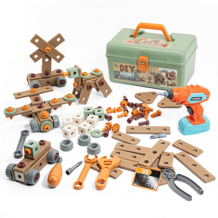 Skanto | TinyHands – Verktøysett for barn til rollespill og læring | Sikkert leketøyverktøy for småbarn og førskolebarn