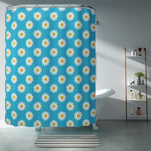 Blomster mønstre dusjforheng Skanto