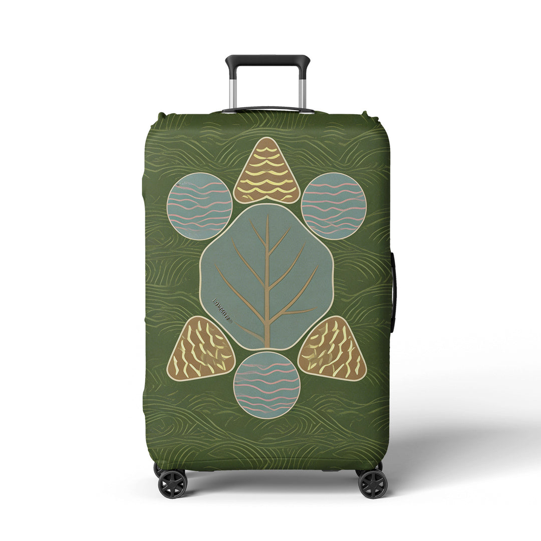Dame koffertrekk med moderne grafisk design Skanto