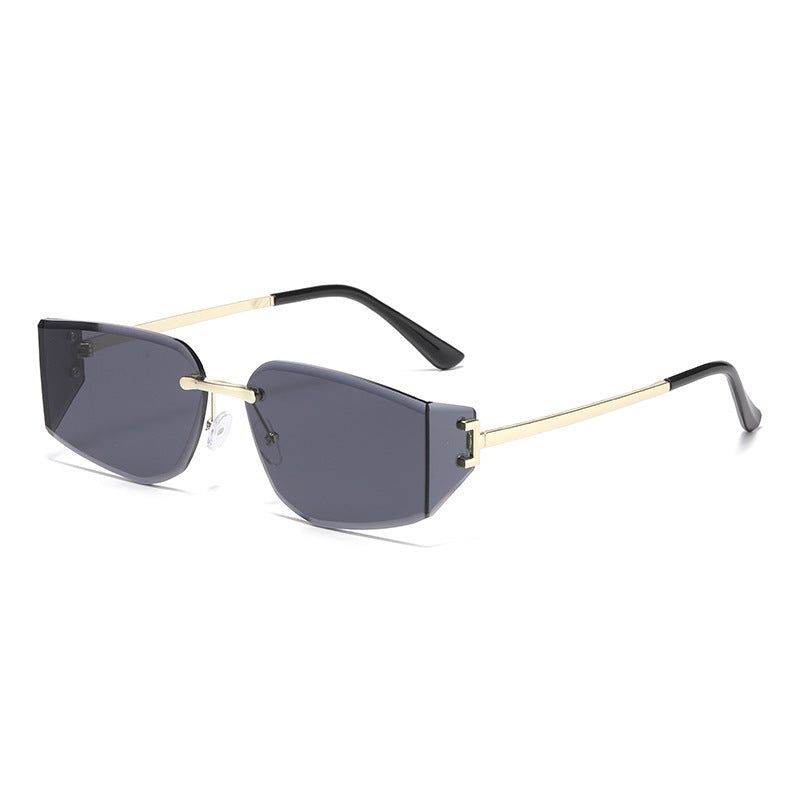 Dame elegant solbrille med høyverdig geometrisk design Skanto