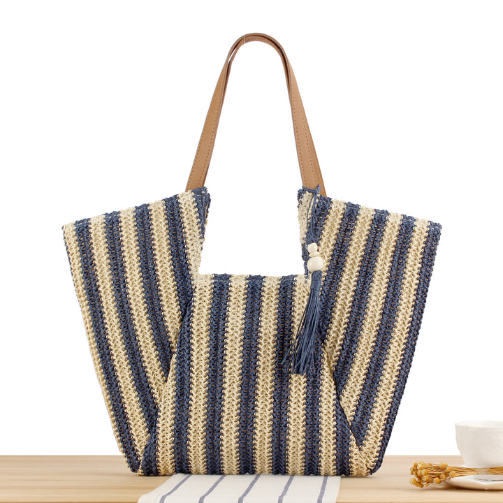 Modern market crossover bag with elegant fringe Skanto