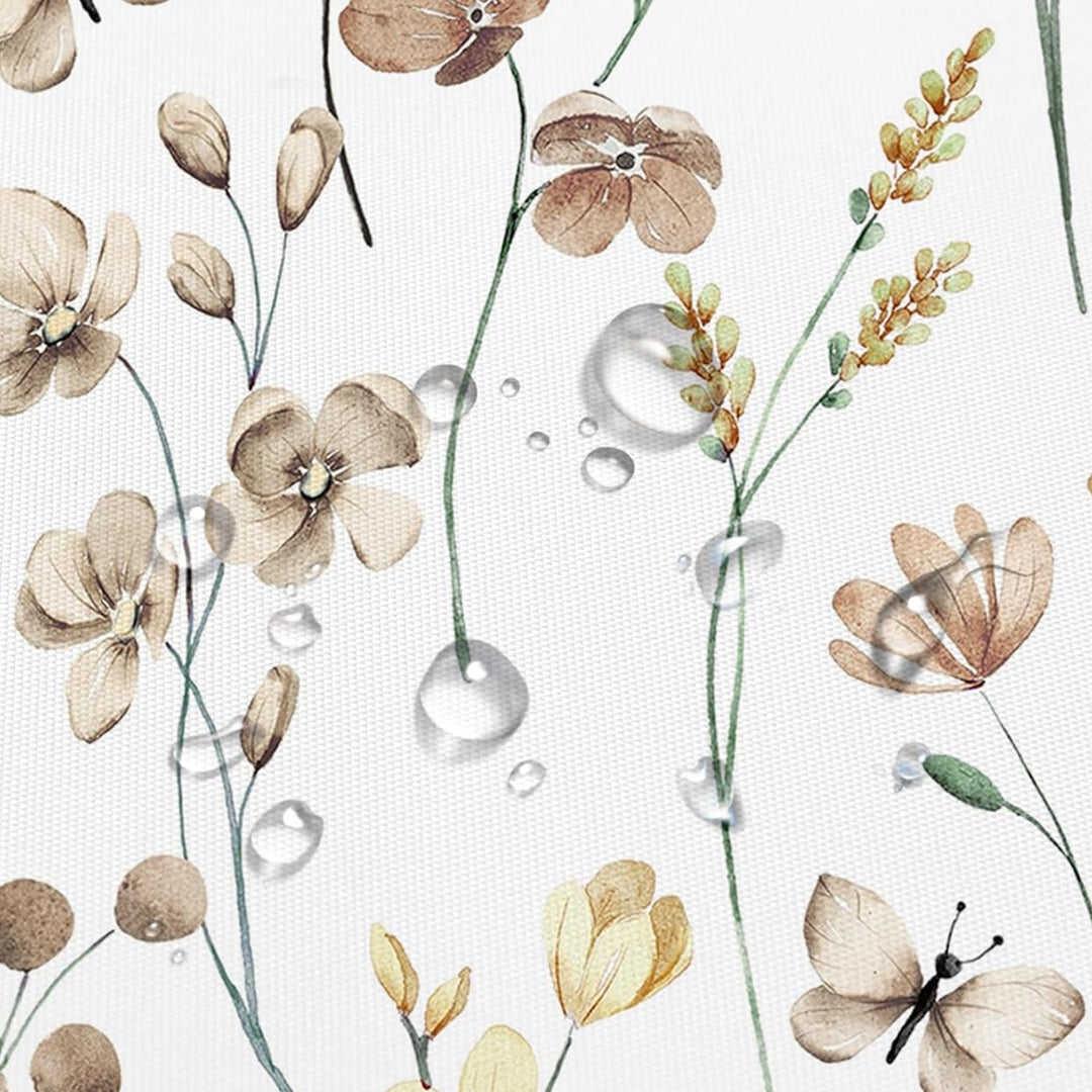 Blomstertrykk dusjkappe Skanto