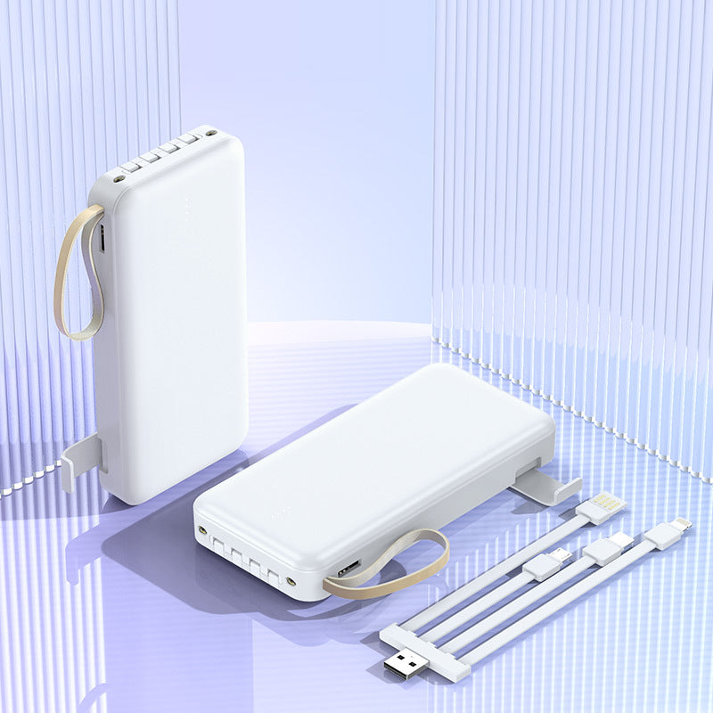 multifunksjonell Powerbank med integrert kabel Skanto