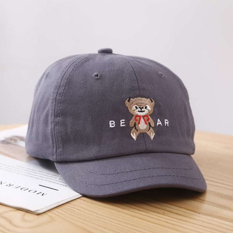 Kvinne Søt Bamse-Brodert Baseball Cap Skanto