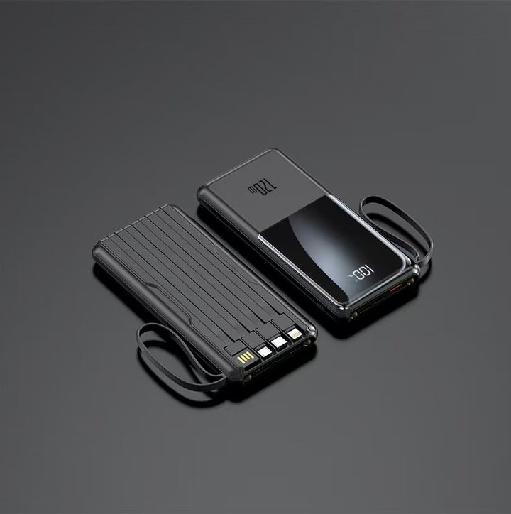 Høyytelses powerbank med digital effektvisning Skanto