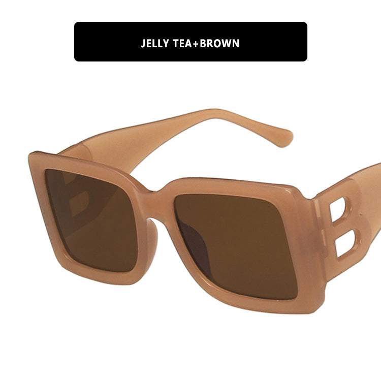 Dame moteriktig solbrille i trendy leoparddesign Skanto