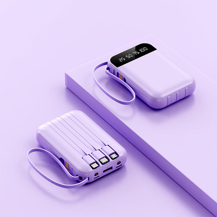 Høyytelses Powerbank med digitalt display Skanto